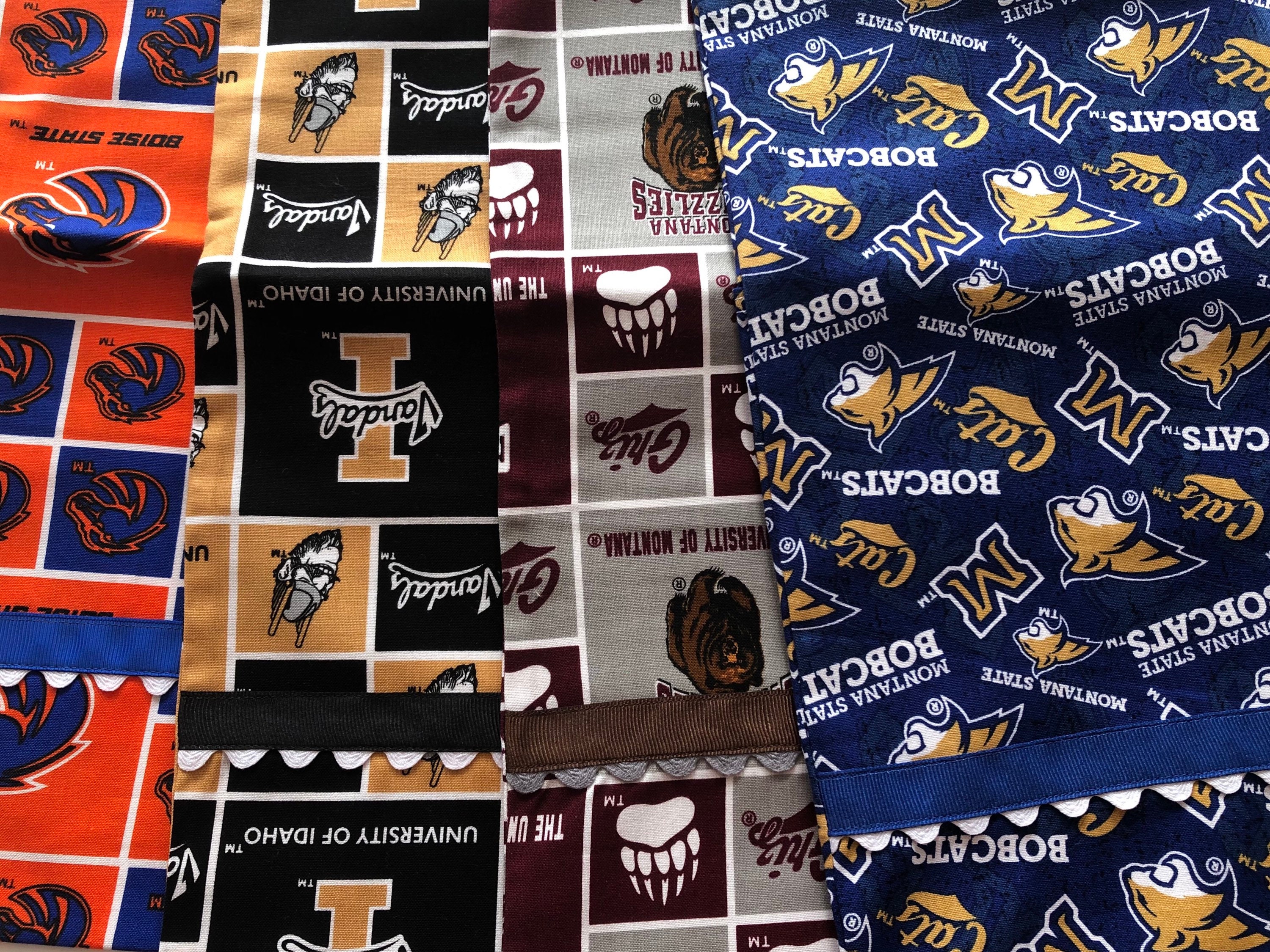 Boise State, University of Idaho, University of Montana, Montana State, Vegas Golden Knights, or Utah Jazz Accent Pillow / Travel Pillow
