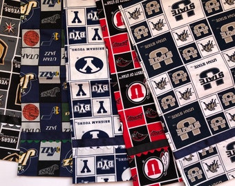 Almohada decorativa/de viaje de los Vegas Golden Knights, Utah Jazz, Universidad Brigham Young, Universidad de Utah o Universidad Estatal de Utah.