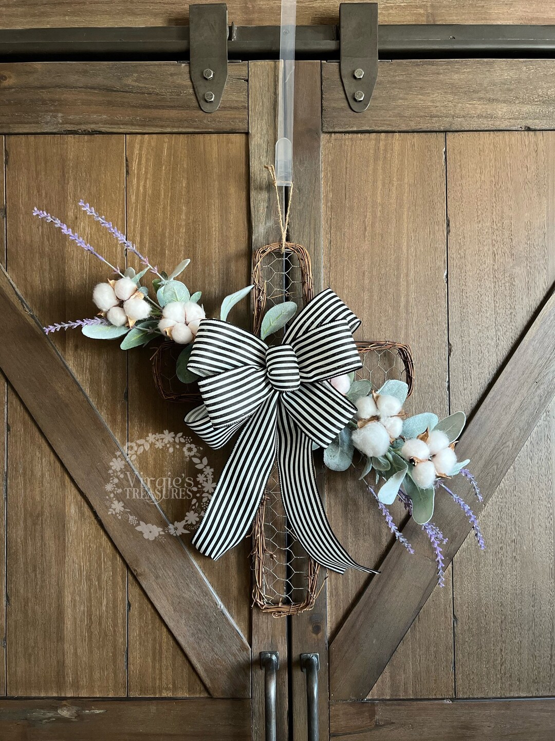 Chicken Wire Cross Metal Wall Decor, Cross Wreaths, Cross Door Hangers