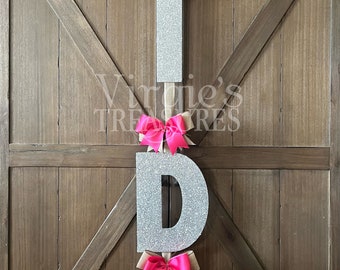 Bridal Decorations-I DO Bridal Shower Door Decoration-Wedding Door Hanger-Wedding Shower Decoration-Bridal Keepsake-Engagement Party Decor