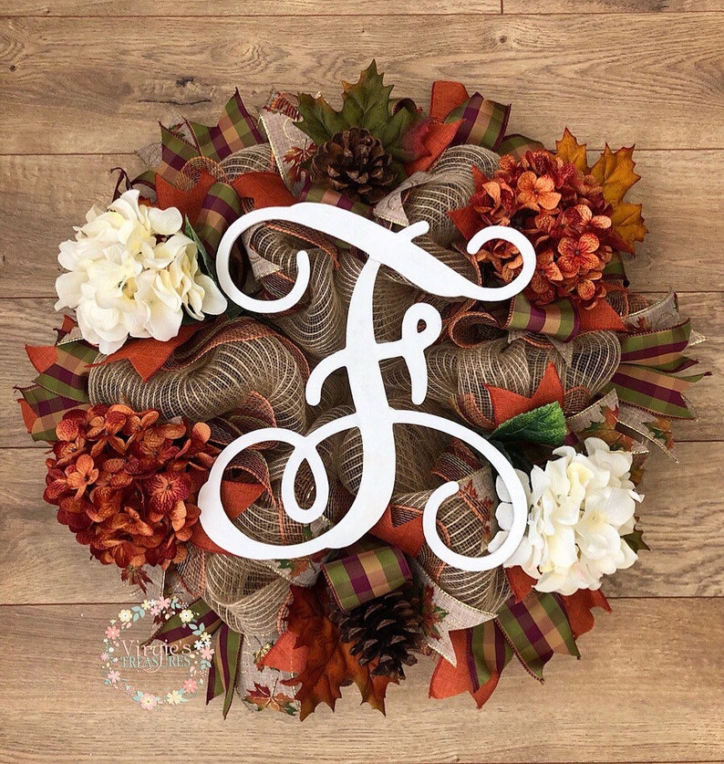 rust wreath Simple blush