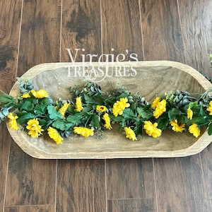 Dough Bowl filler-Dough Bowl decor, Farmhouse dough bowl decor,Arch Decor, Dough Bowl Centerpiece, Table Runner (Bowl NOT included)