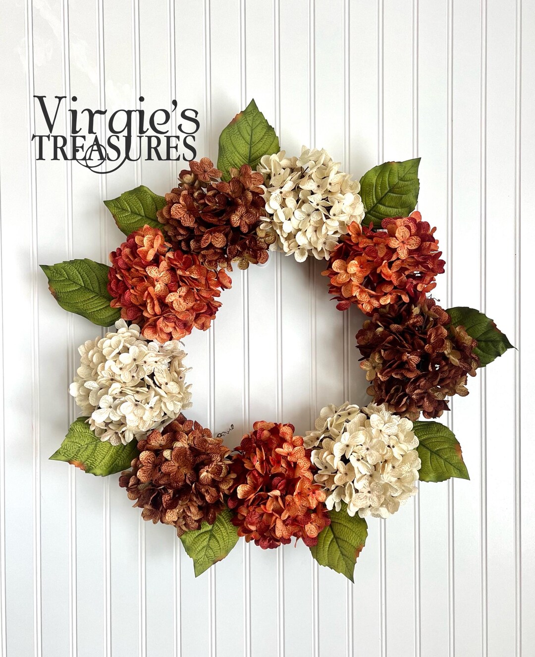 Hydrangea Wreath | Fall Wreath for Front Door | Fall Wreath | Front ...