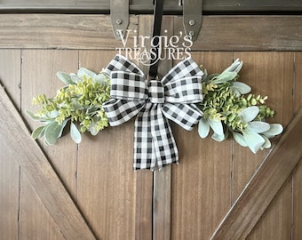Eucalyptus Swag, Farmhouse Swag, Spring Swag