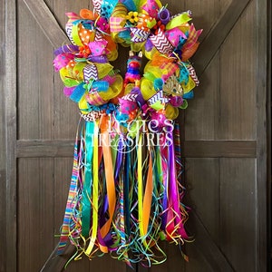 Fiesta Wreath / Fiesta San Antonio Wreath /Wedding Fiesta Wreath / Fiesta Party Theme Decor / Cinco De Mayo Wreath / Front Door Wreath