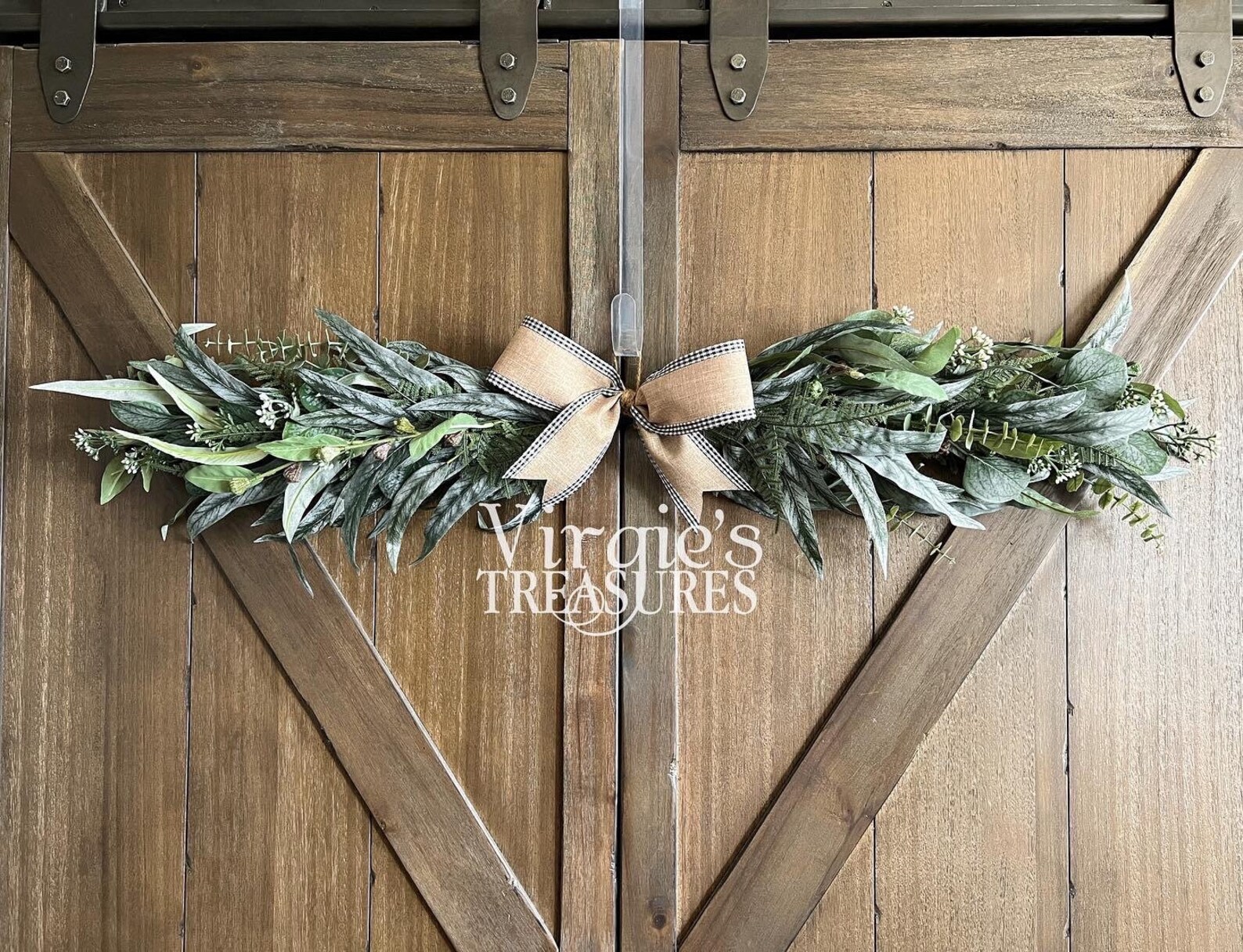 Eucalyptus Swag Greenery Swag Farmhouse Swag Centerpiece Etsy