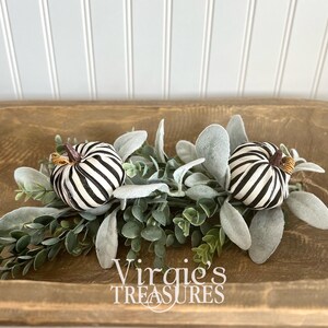 Fall Dough Bowl Filler, Pumpkin Dough Bowl Filler, Fall Tray Decor, Fall Farmhouse Mini Garland, Fall Greenery Dough Bowl Decor