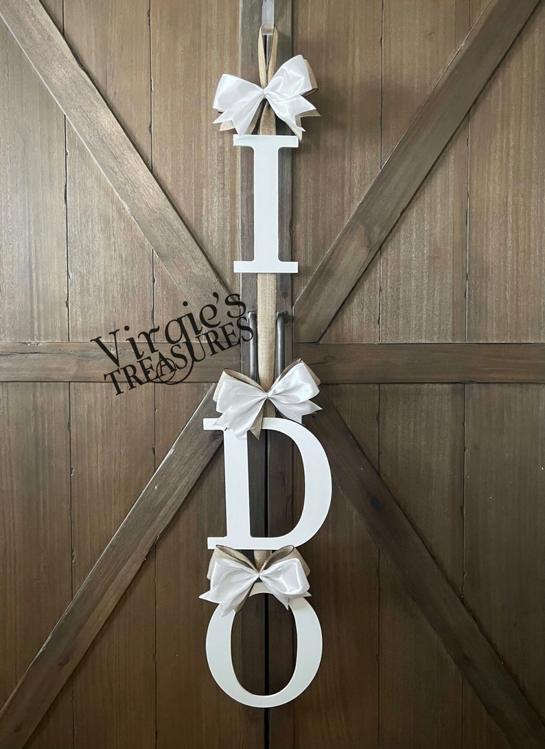 I DO Bridal Shower Door Decorationi DO Door Hangerwedding Etsy