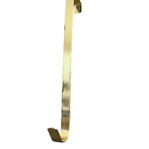 Gold Metal Wreath Hanger | Wreath Door Hanger | Wreath Holder | Wreath Hook | Over the Door Hanger | Wreath Attachment