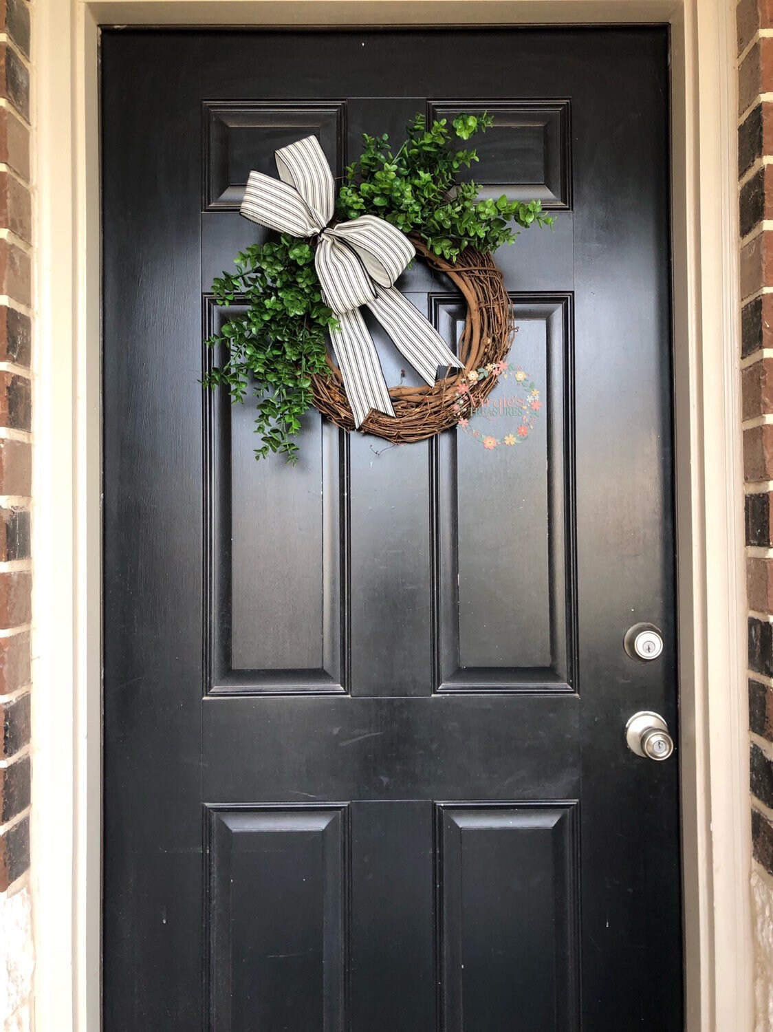 Rustic Mini Wreath Mini Boxwood Wreath, Farmhouse Wreath, Wall Gallery Wreath, Rustic ...