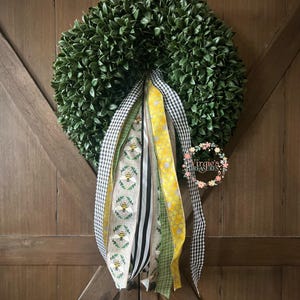 Bee Ribbon Bundle / Ribbon Set for Wreath / Ribbon Bundle / Ribbon Set / Clip On Ribbon / Wreath Ribbons / Basket Accent / Summer Ribbon Set