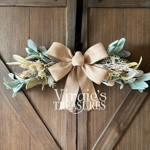 Year Round  Swag, Spring Swag, Summer Swag, Lambs ear Swag, Farmhouse Swag, Cream Floral Swag, Kitchen Swag, Everyday Swag
