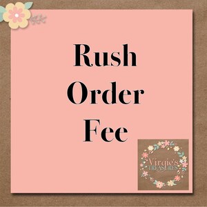 Rush Order / For Swags, Lantern Swags, Bows, Garlands and Small Goods ONLY Rush Order Fee / Rush My Order Please