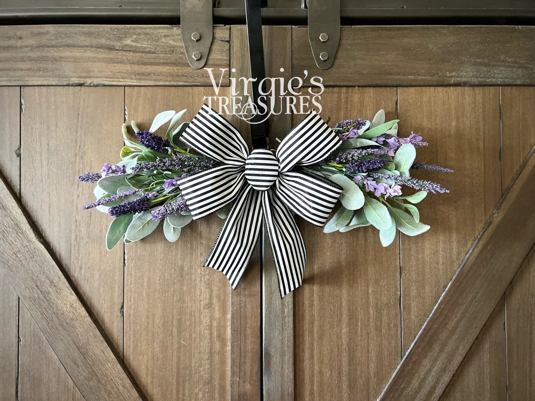 Lavender Swag, 20” Spring Door Swag, Wall Swag, Farmhouse Swag, Door