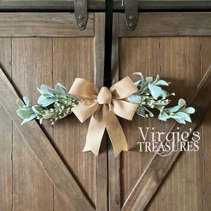 Year Round  Swag, Spring Swag, Summer Swag, Lambs ear Swag, Farmhouse Swag, Greenery Swag, Kitchen Swag, Everyday Swag