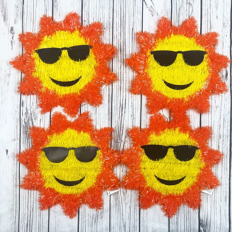 Tinsel Summer Wall Decor Decorations Sun Sign
