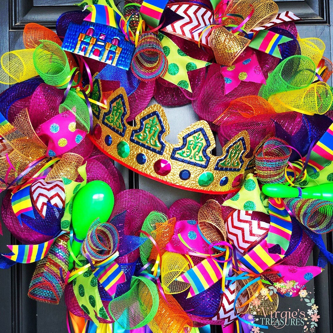 Fiesta Royal Wreath Fiesta Coronation Wreath Royale Fiesta Etsy
