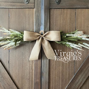 Cattail Swag, Skinny Door Swag, Thin Wall Swag, Farmhouse Swag, Everyday Swag, Greenery Door Accent, Window Swag, Housewarming
