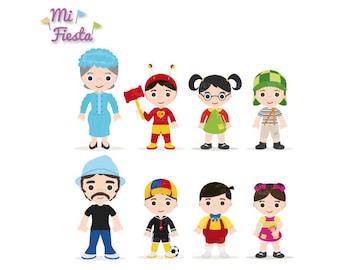 Clipart inspirado en El chavo del Ocho, descarga directa