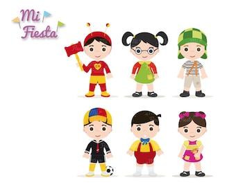 Clipart inspirado en El chavo del Ocho, descarga directa