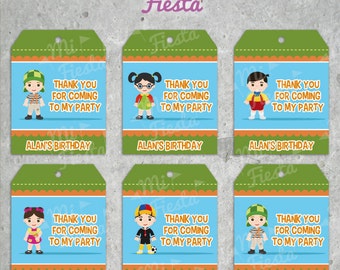 El chavo del ocho, chaves inspired Favor Tags Printable DIY, Custom Personalized, Ñoño Chilindrina, Kiko, Popis