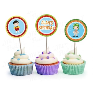 El chavo del ocho, Chaves ha ispirato i cerchi della festa di compleanno per realizzare toppers cupcake, download digitale stampabile personalizzato fai da te