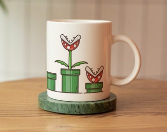 Super Mario Brothers Piranha Plant In Pipe Mug