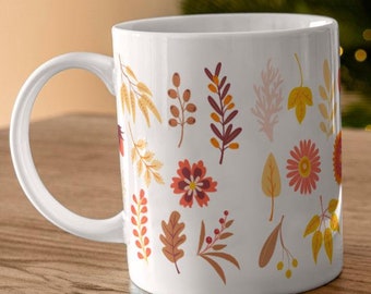 Autumn Floral Mug
