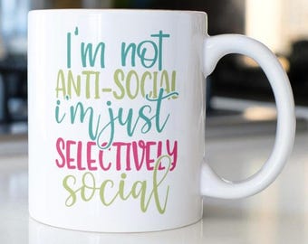 Anti-Social Humor Mug