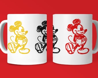 Mickey Mouse Sketch  Mug