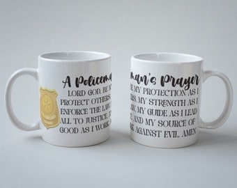 The Policeman's Prayer Mug