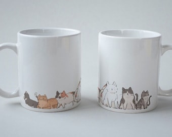 Cat Collage Mug