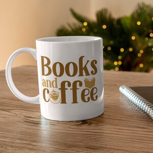 Books And Coffee Mug
