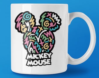 Confetti Mickey Mouse Head Mug