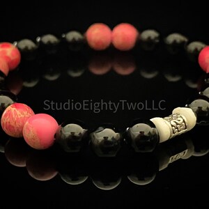 Black & Fuchsia Bracelet