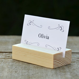 VENTE ! 100 marque-places en bois pour mariages, porte-numéros de table en bois rustique, décorations de mariage, porte-menus, porte-cartes de visite