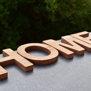 4 inches Oak Wood Letters Natural Wood Letters Nursery Home Decor Baby Shower Gift Rustic Wedding Decor Christmas Decor Eco Toy Wall Letters
