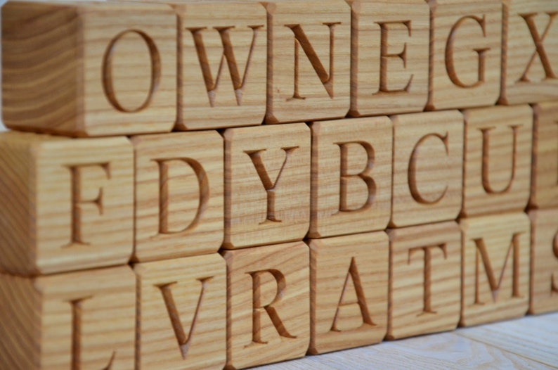 spanish alphabet blocks