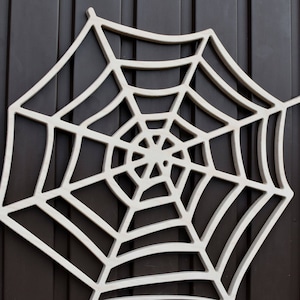 Wood Halloween Spider Web Door Decor Wreath Halloween Home Decor Halloween Wreath Door Hanger