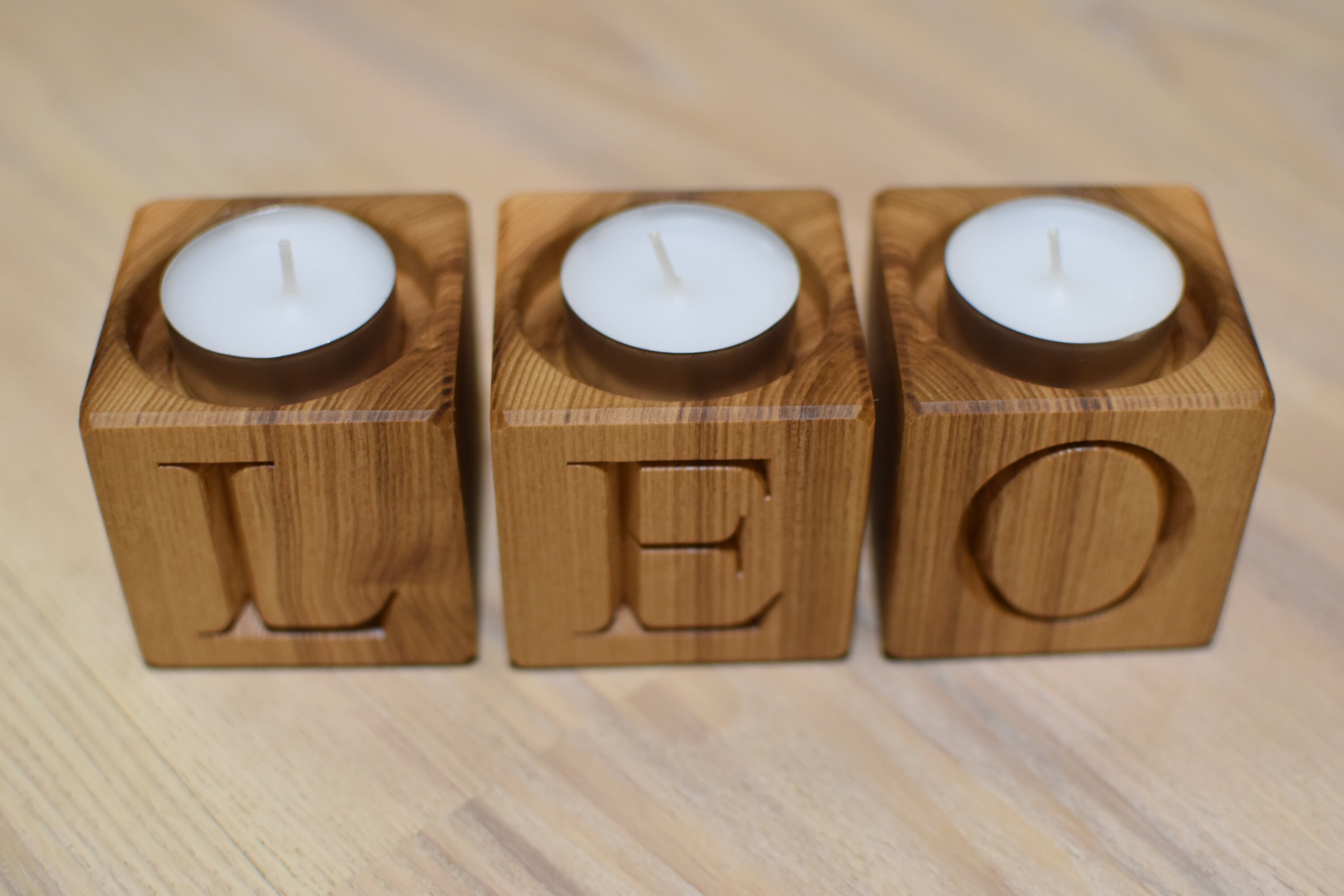 Personalized Wood Candle Holder Block Home Decor Tealight Rustic Candle  Holder Letter Engraved Advent Christmas 5th Wedding Anniversary Gift - Etsy  Hong Kong