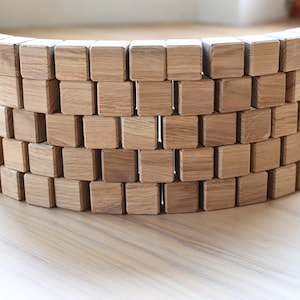 100 Oak Wood Blocks Ash Wood Building Blocks Small Wood Cubes Building Toy Wood Crafts Blocks Construction Toy