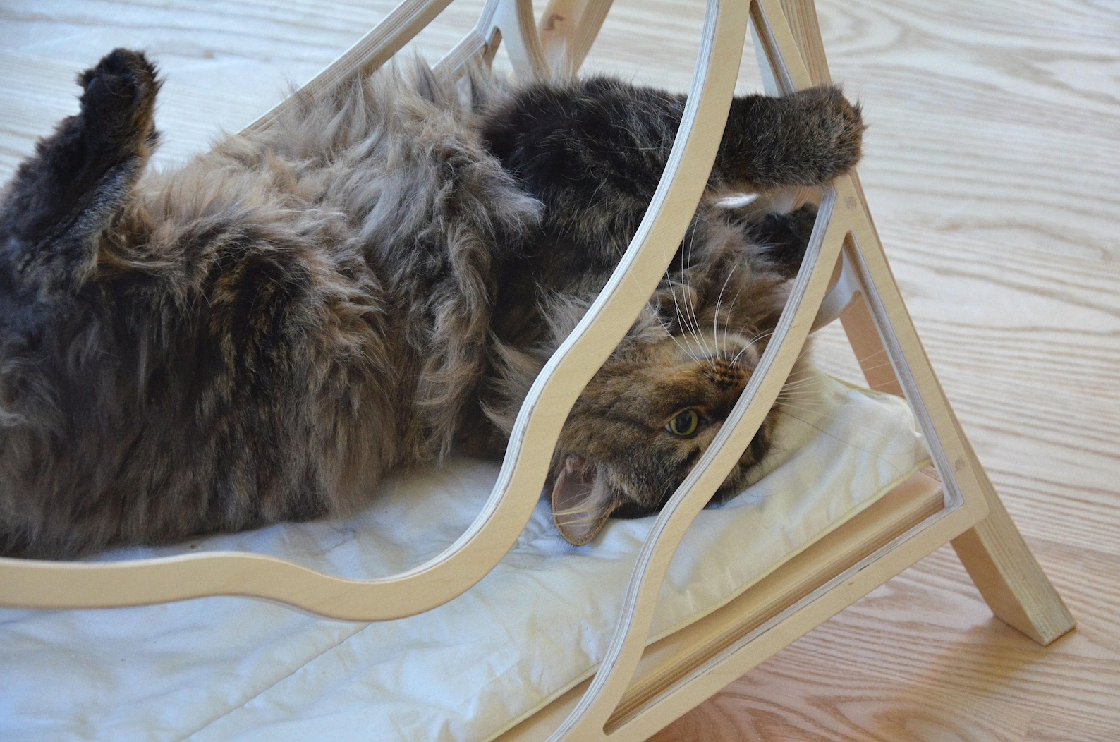 Cat Swings Wood Bed Pets Wood Hammock Basket Cat Furniture Cat Etsy