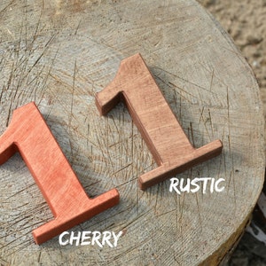 SALE 1-15 4 inches Wooden Numbers, Free Standing Wedding Table Numbers for Decor, Stand Alone Cafe or Restaurant Table Numbers, Photo Props image 5