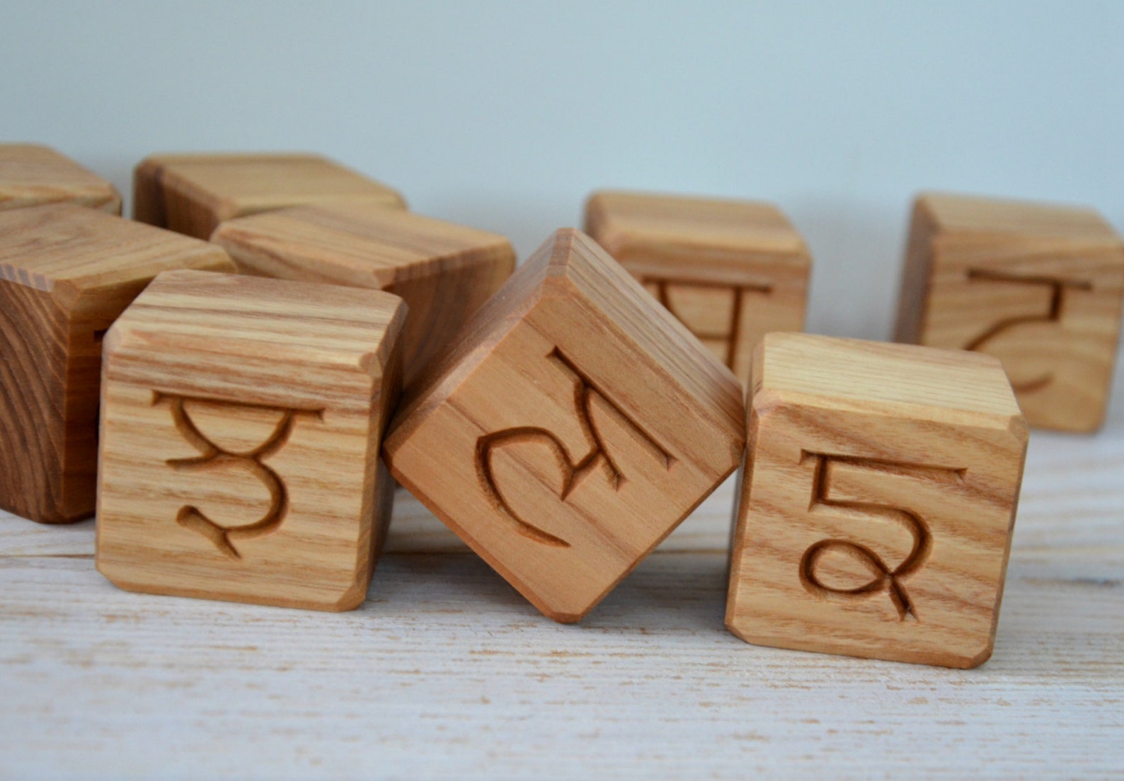 SALE 35 Punjabi Alphabet Wooden Blocks Toy Blocks With Etsy