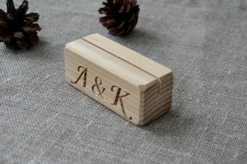 10 Personalized Wood Place Card Holders for Weddings DIY Etsy