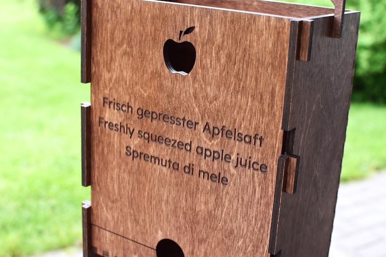 Soporte para bolsas de madera para cajas de jugo, soporte para paquetes de enredaderas, idea práctica para regalar, regalo para él, útil regalo de Navidad para pareja, nueva familia. imagen 9