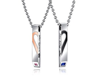couples necklace etsy