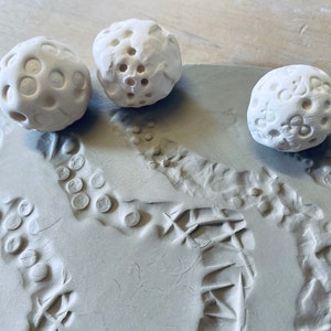 Ceramic Roller Stamps set of 3 for Clay Artist, Texture Roller, Carved Stamp, Clay Carving Tool, Pattern Maker, Polymer Supply