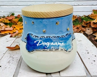 Pet cremation, Bereavement gift, In loving memory, Urn for ashes, Dog loss, Keepsake urn, Rainbow bridge gift, Dog funeral, Custom pet urn