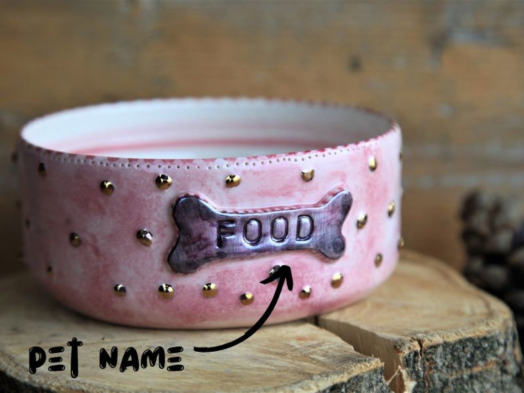 Personalized Dog Bowl Customized Dog Bowl Food Dog Bowl Pet Etsy